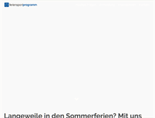 Tablet Screenshot of feriensportprogramm.de